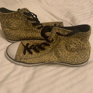 Converse-High Top Leopard Print